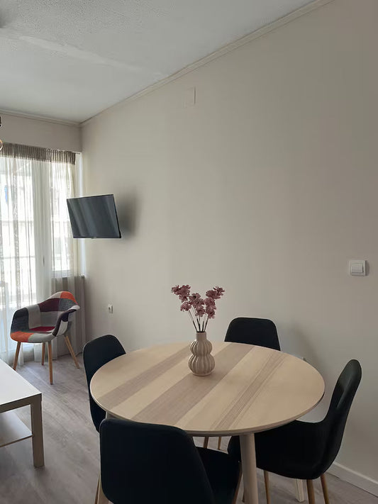 Apollo Apartment living room, Athens center rental