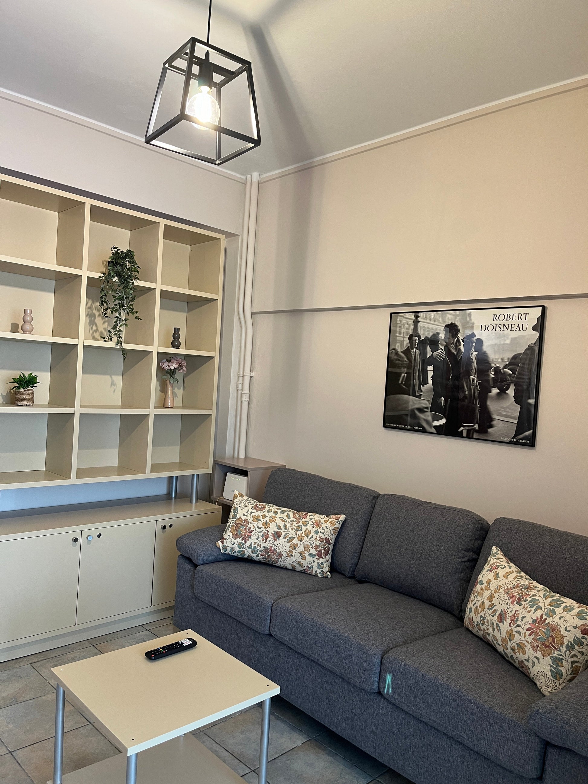 Helga Apartment living space, Athens center