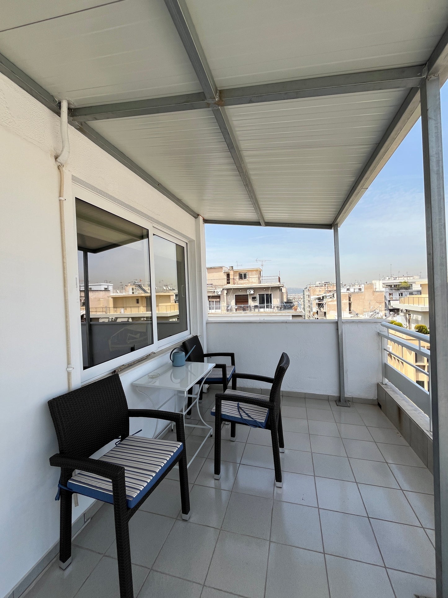 Lycabettus Apartment veranda, Athens center