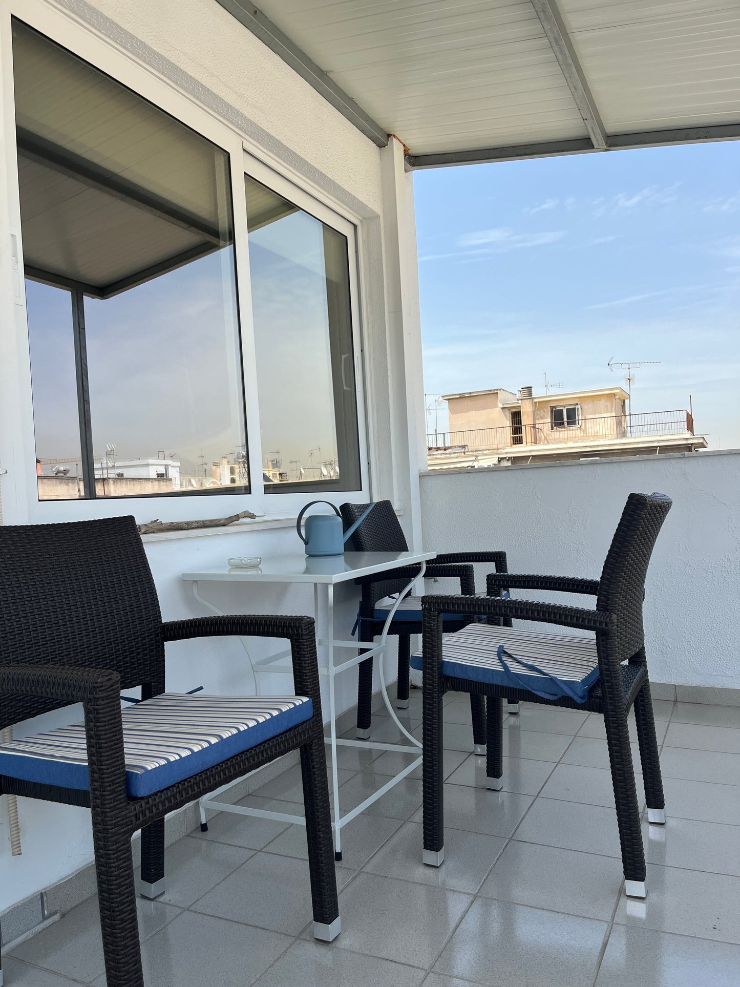 Lycabettus Apartment balcony, Athens rental