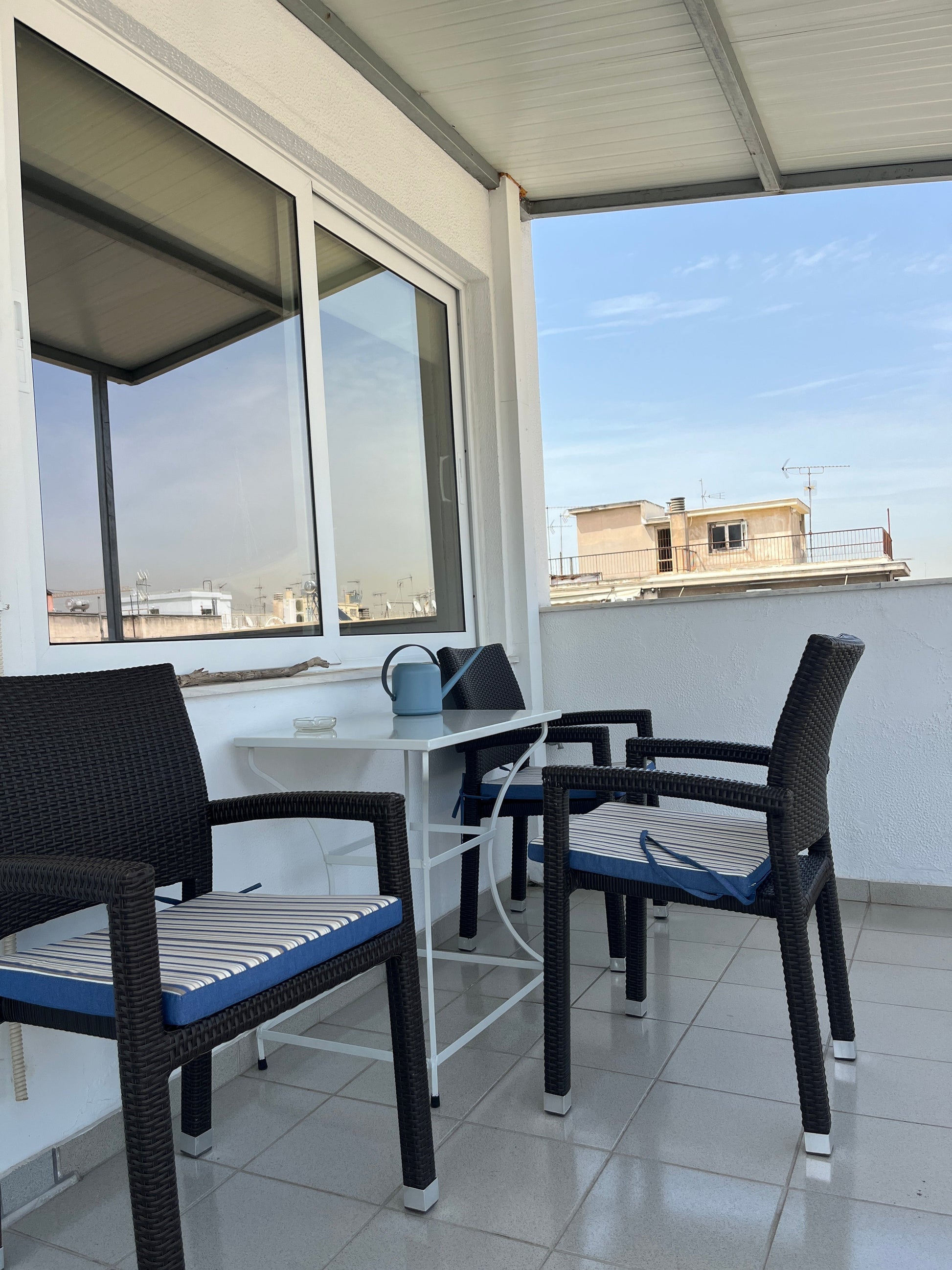Lycabettus Apartment balcony, Athens rental
